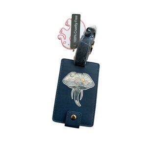 IVORYELLA Navy Blue Luggage Tag NEW without tags